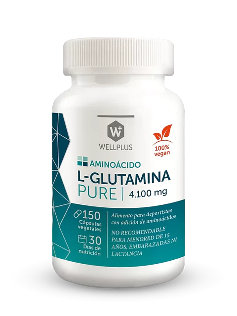 Wellplus - L-Glutamina pure 150 cápsulas