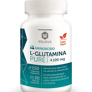 Wellplus - L-Glutamina pure 150 cápsulas