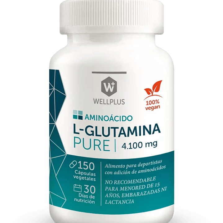 Wellplus - L-Glutamina pure 150 cápsulas 1
