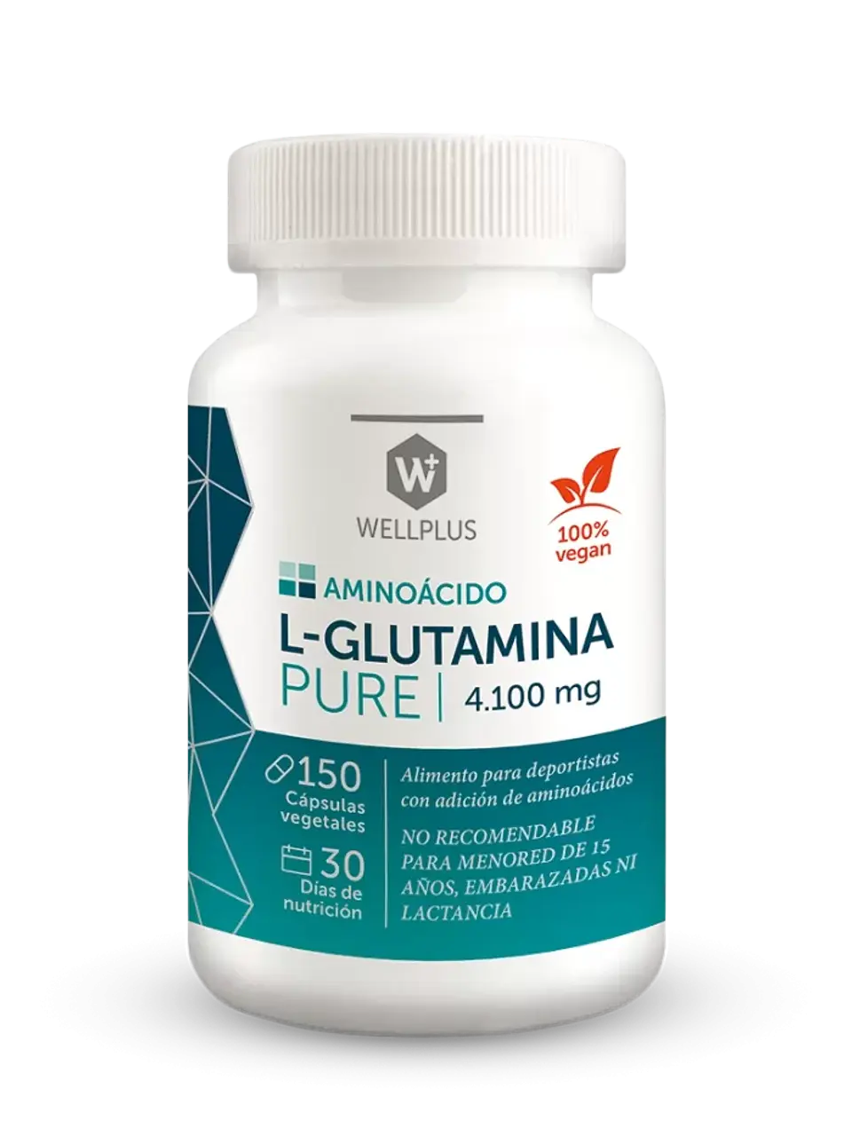 Wellplus - L-Glutamina pure 150 cápsulas 1