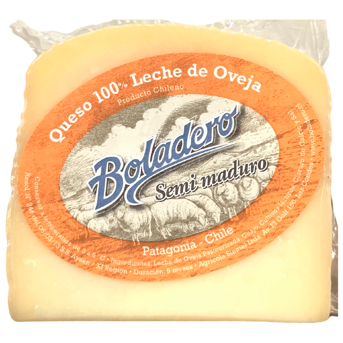 Queso de Oveja Semi Maduro Trozo 250g aprox Boladero 1