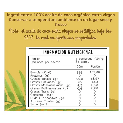 Koe - Aceite de Coco Orgánico 500ml