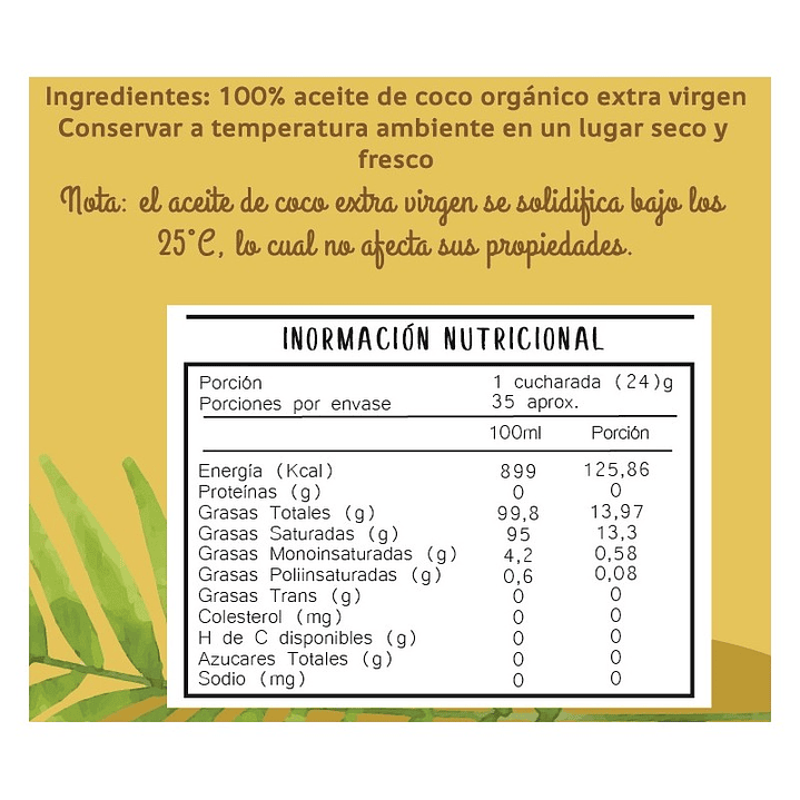 Koe - Aceite de Coco Orgánico 500ml 2
