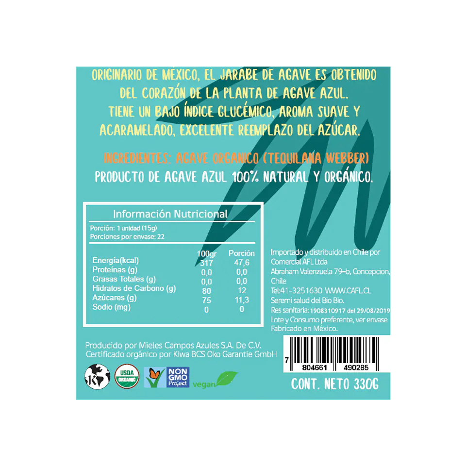 Koe - Jarabe de Agave Orgánico 330cc 2
