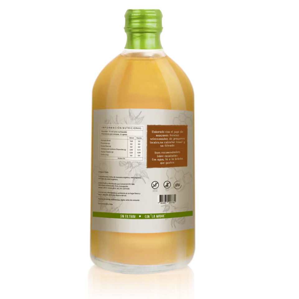 Koe - Vinagre de Manzana Orgánico con Miel 500ml 2