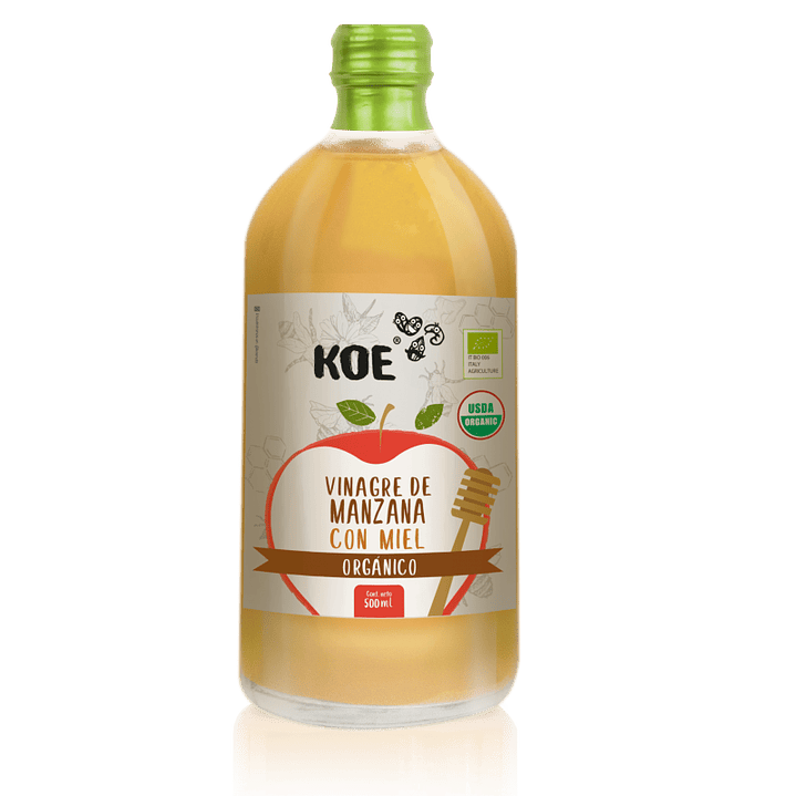 Koe - Vinagre de Manzana Orgánico con Miel 500ml 1