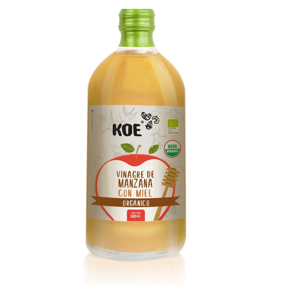 Koe - Vinagre de Manzana Orgánico con Miel 500ml 1