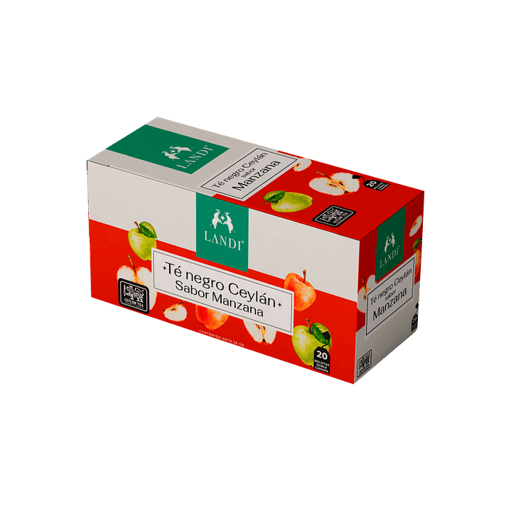 Landi - Té Negro Ceylán sabor Manzana 36g 1