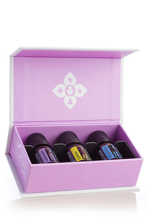 Doterra - Kit 3 Aceites Limón, Menta y Lavanda 5ml