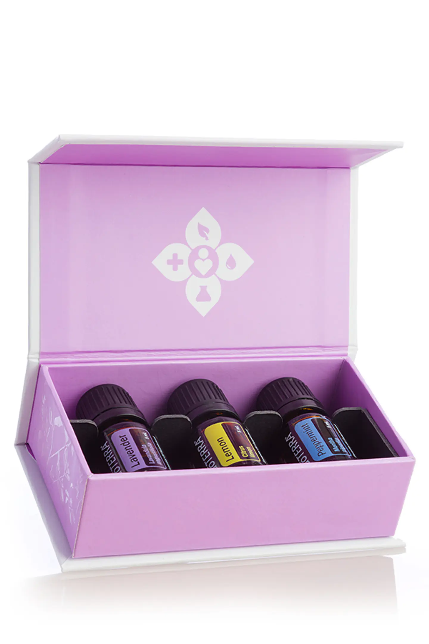Doterra - Kit 3 Aceites Limón, Menta y Lavanda 5ml 1