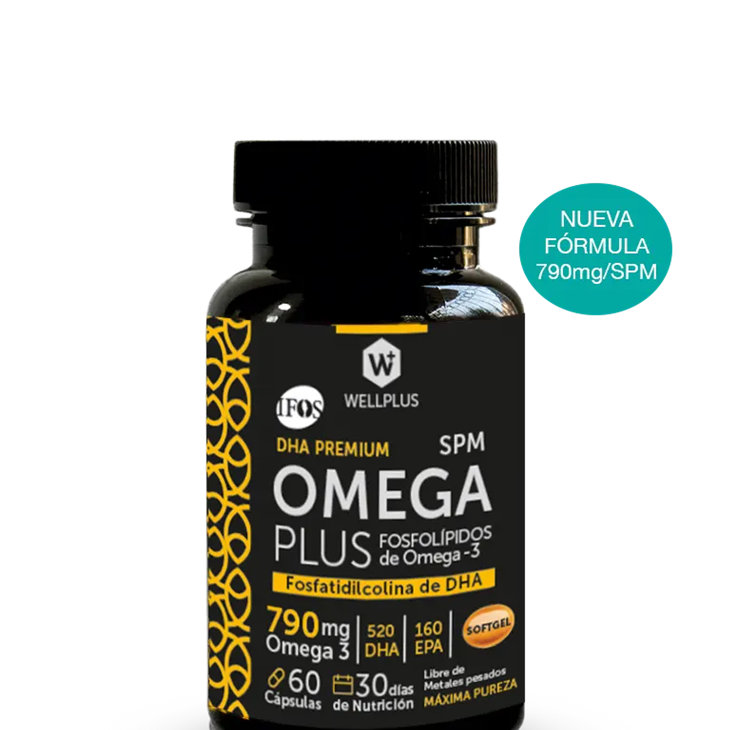 Omega Plus 790mg 60 Cápsulas Wellplus 1