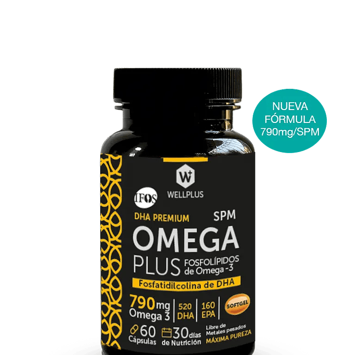 Omega Plus 790mg 60 Cápsulas Wellplus 1