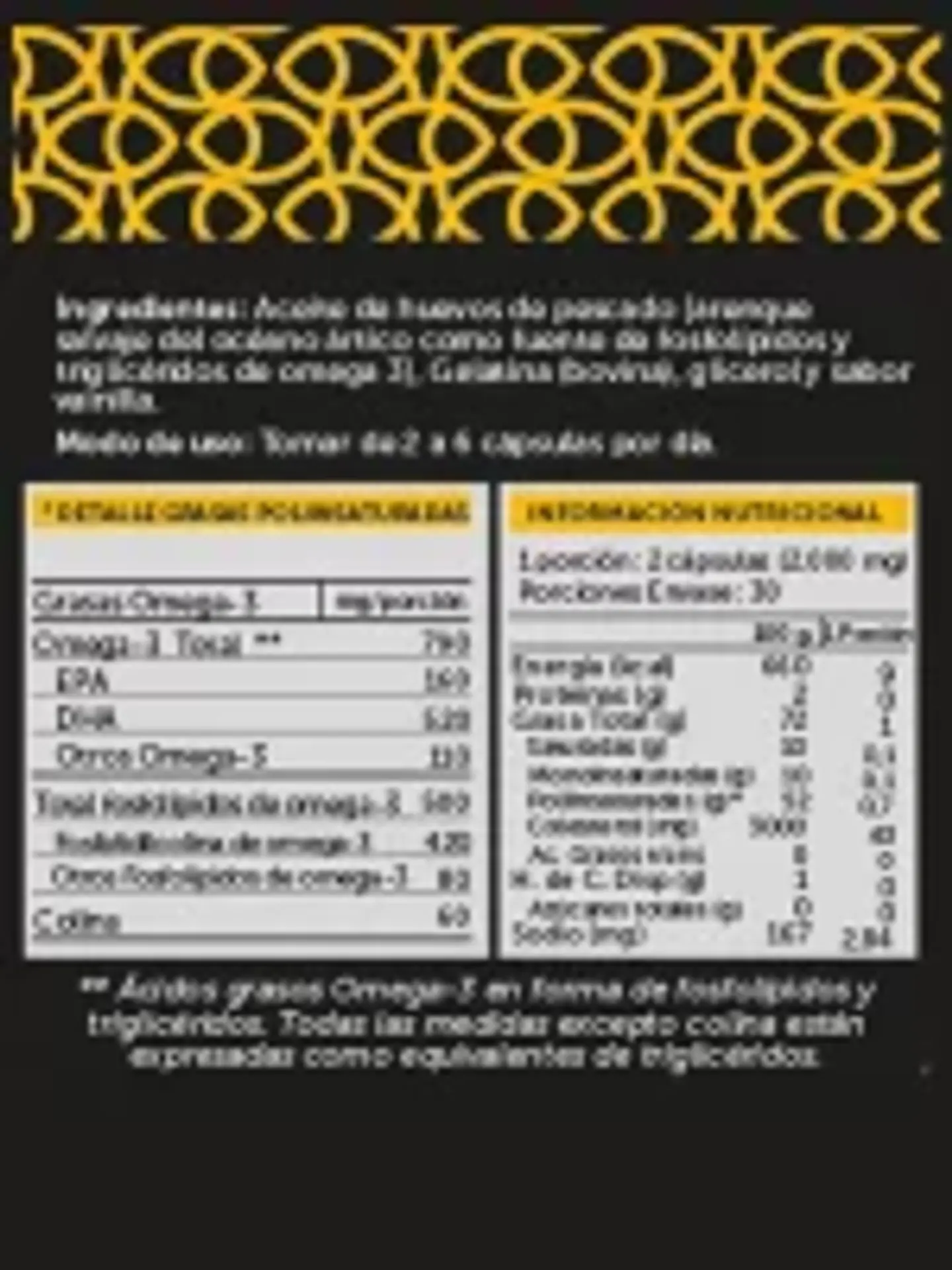 Omega Plus 790mg 60 Cápsulas Wellplus 2