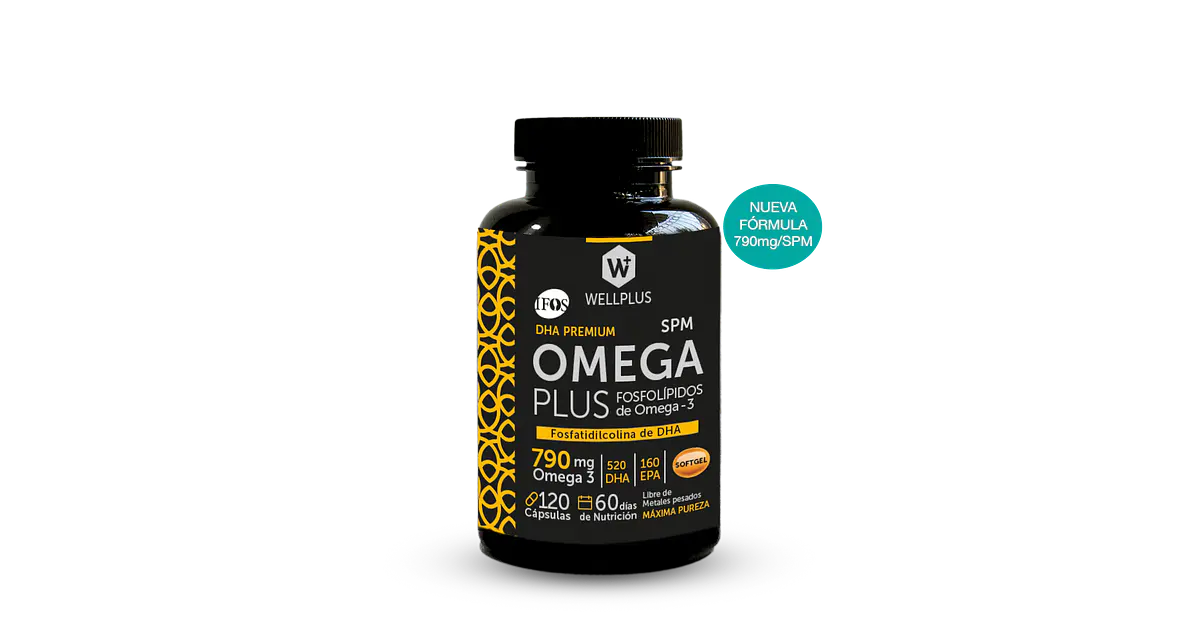 Omega Plus 790mg 120 Cápsulas Wellplus