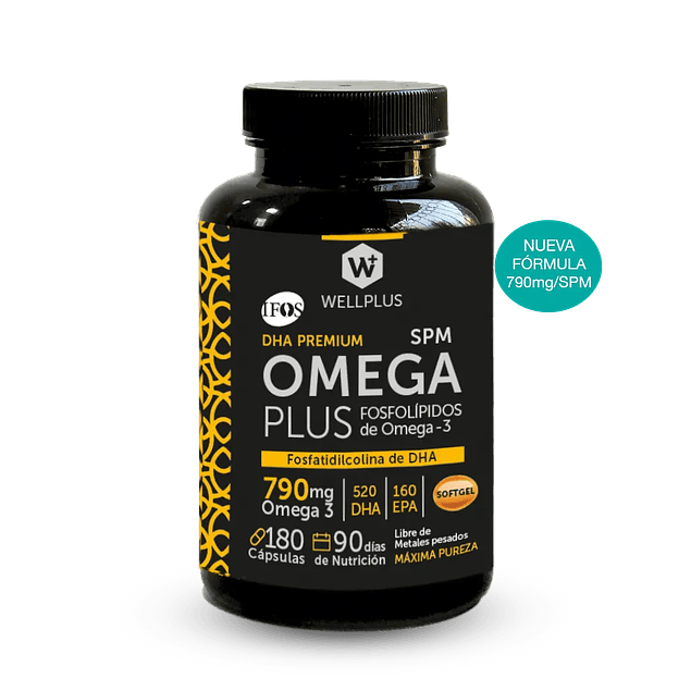 Omega Plus 790mg 180 Cápsulas Wellplus