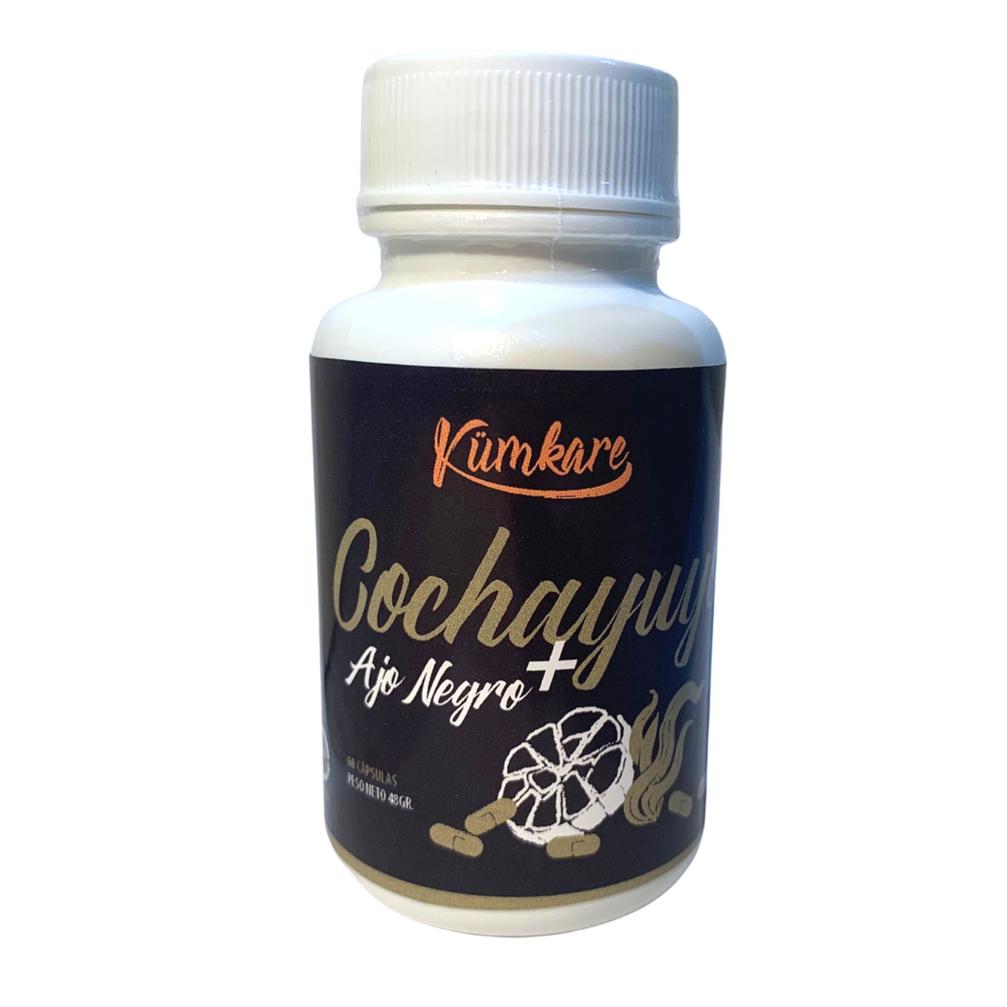 Cochayuyo + ajo negro 60 cap Kumkare  1