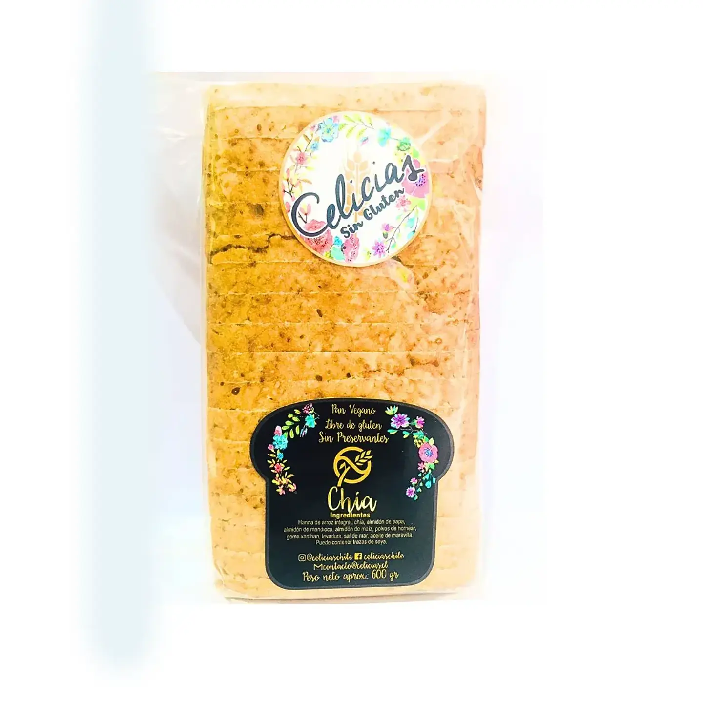 Celicias - Pan de chía 600gr  1