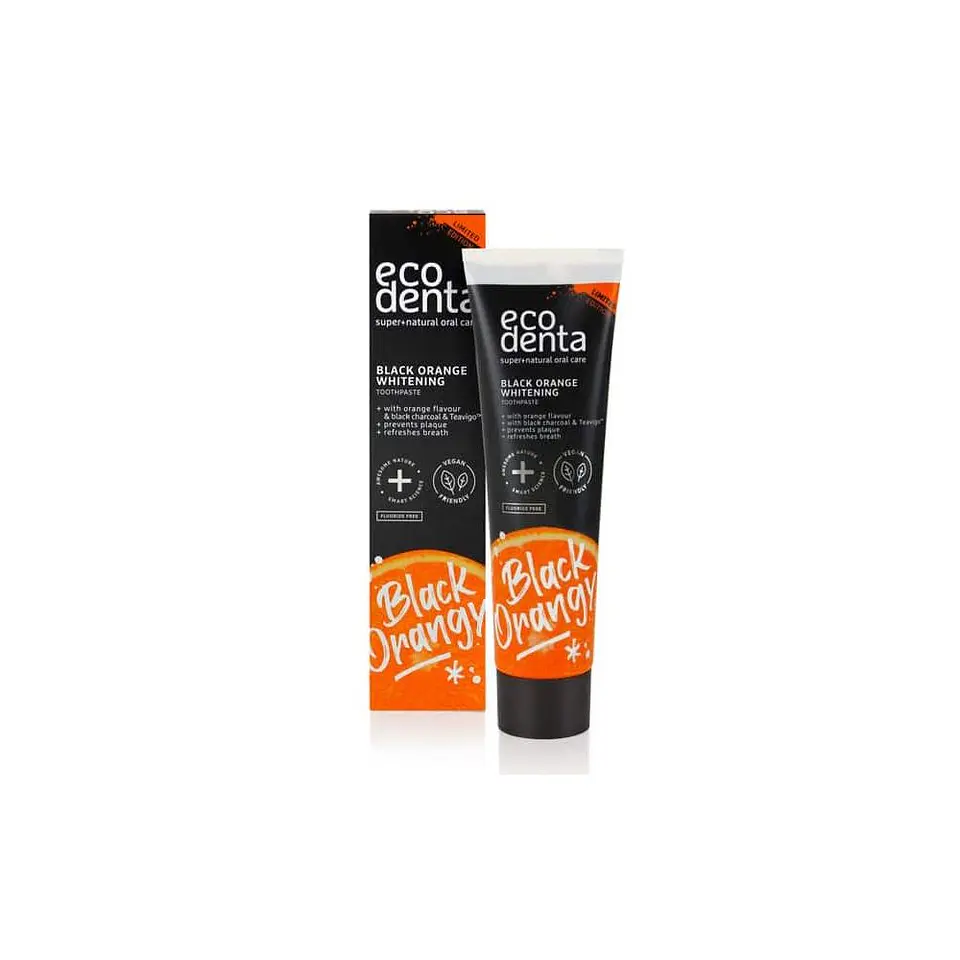 Ecodenta - Pasta dental Blanqueadora Black Orange 100ml  1