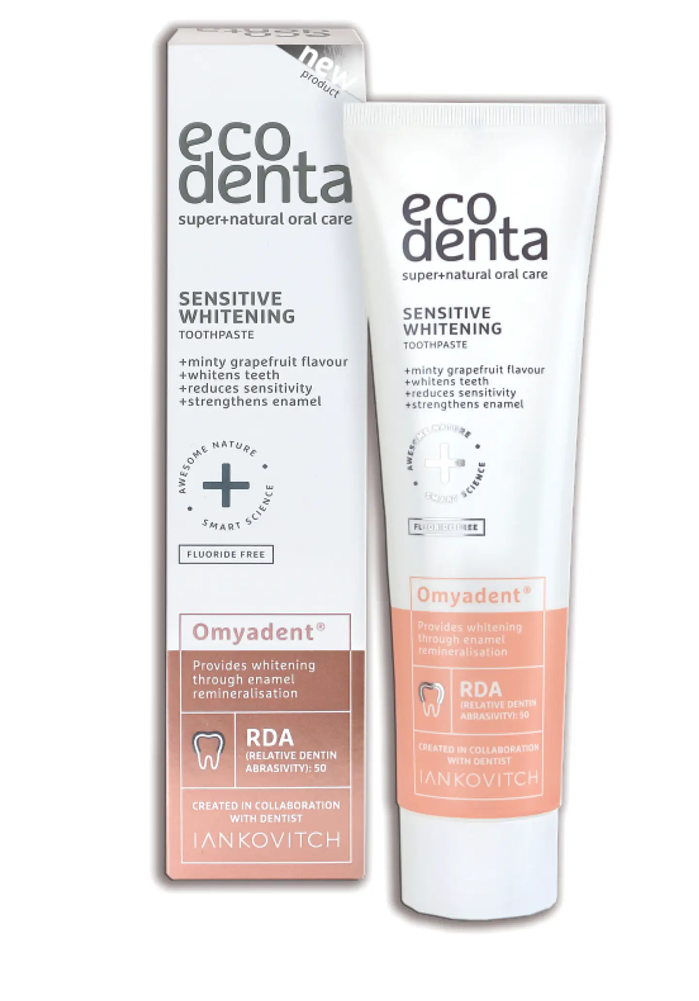 Ecodenta - Pasta dental Blanqueadora Desensibilizante 100ml  1
