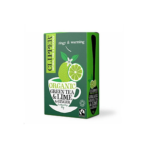Clipper - Te verde con limon y jengibre 20u  