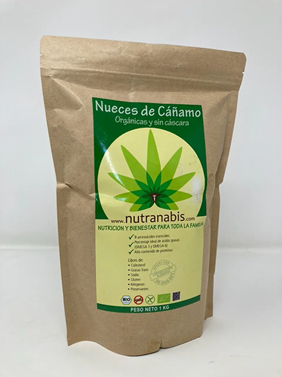 Nueces de Cañamo 1 kg Nutranabis  1