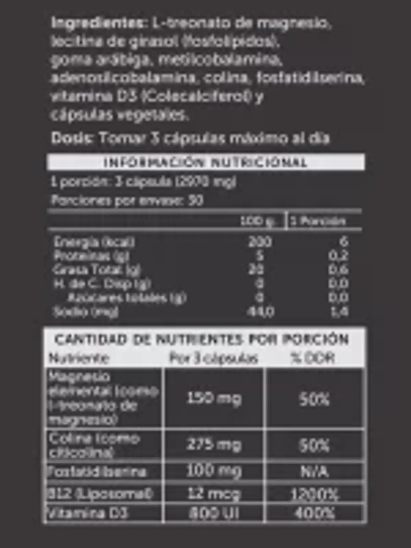 Wellplus - Cogni PRO 90 capsulas 2