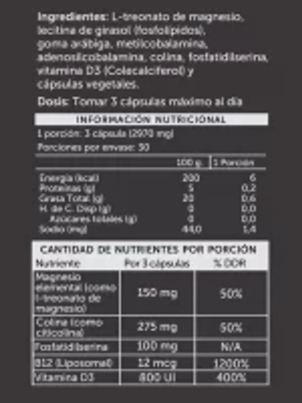 Wellplus - Cogni PRO 90 capsulas 2
