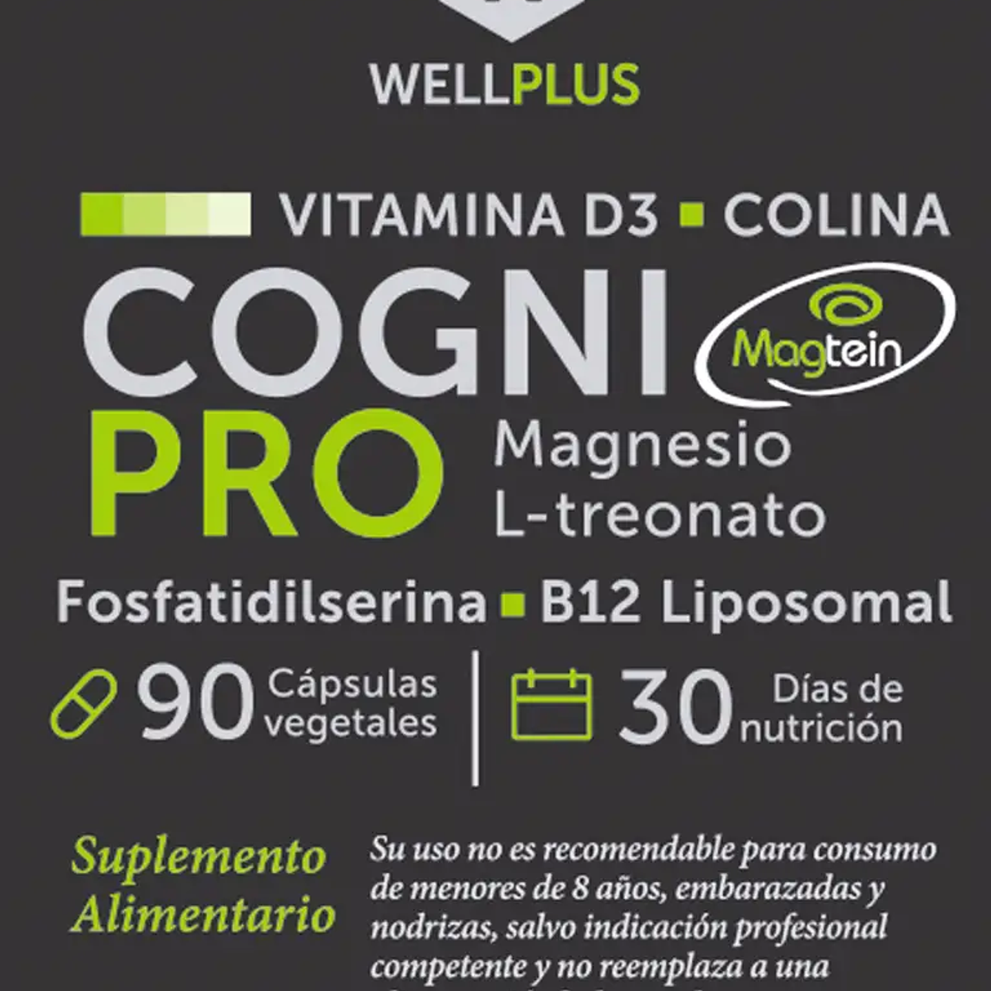 Wellplus - Cogni PRO 90 capsulas 3