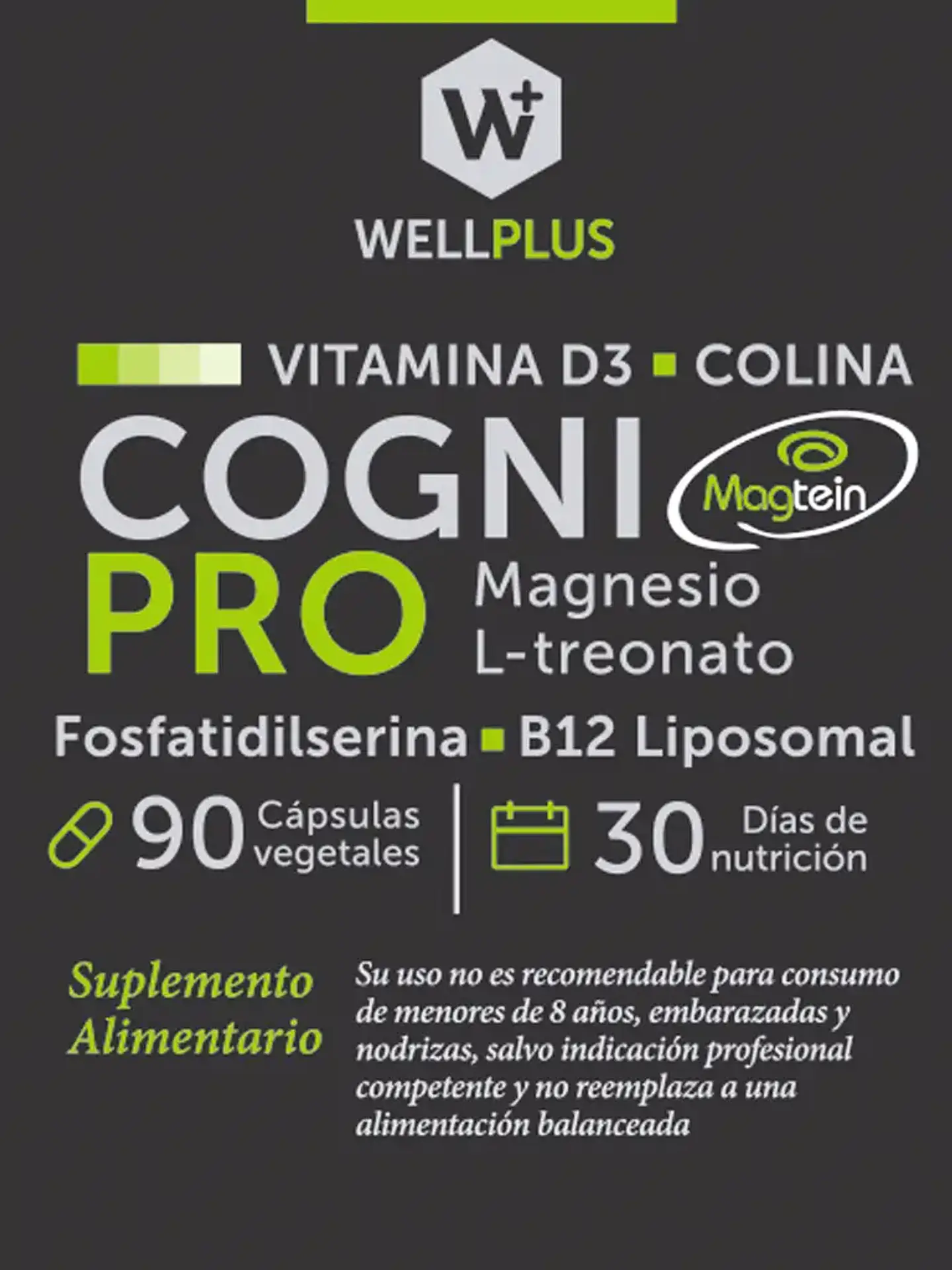 Wellplus - Cogni PRO 90 capsulas 3