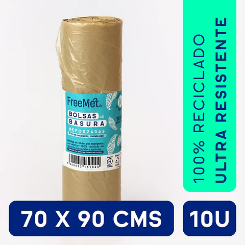 Freemet - Bolsa basura 70x90 10uni 