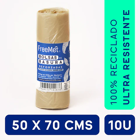 Freemet - Bolsa basura 50x70 10uni 