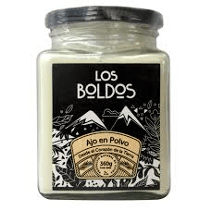 Los Boldos - frasco ajo en polvo 360grs 1
