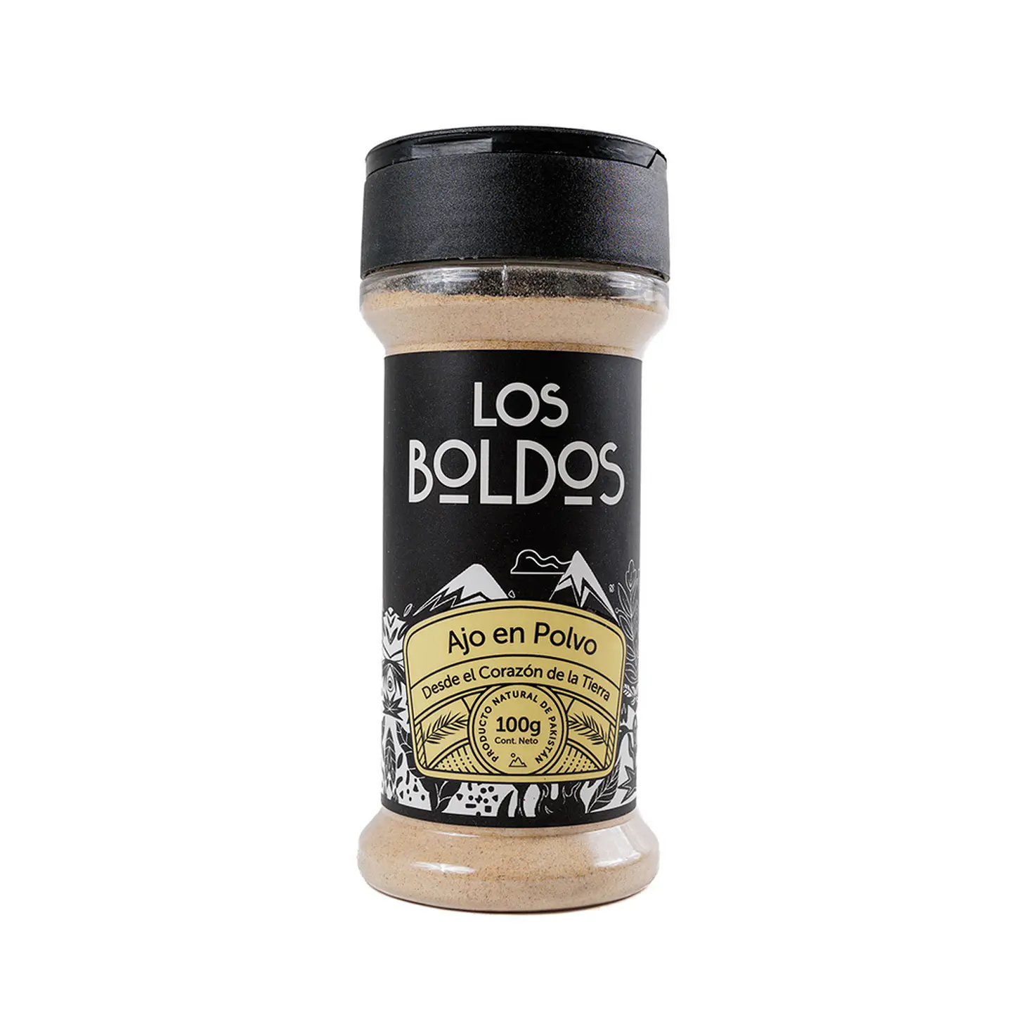 Los Boldos - Frasco Condimento Ajo en Polvo 100grs 1