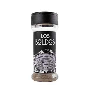 Los Boldos - Frasco Condimento Pimienta Negra 100grs