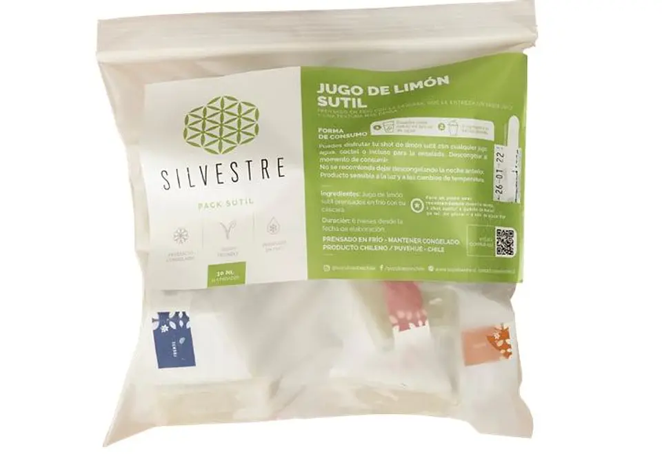 Jugo de Limon Sutil 15 cubos Soy Silvestre 