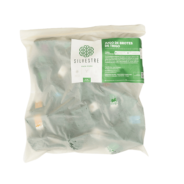 shot clorofila de brotes de trigo 30 unidades 900ml Congelado Soy silvestre  