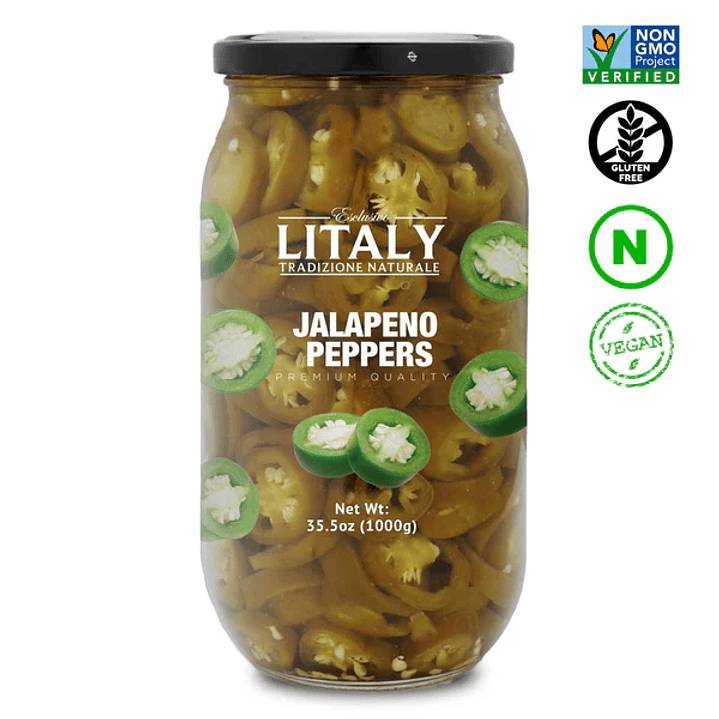 Litaly - Jalapeños en conserva 1000grs 1