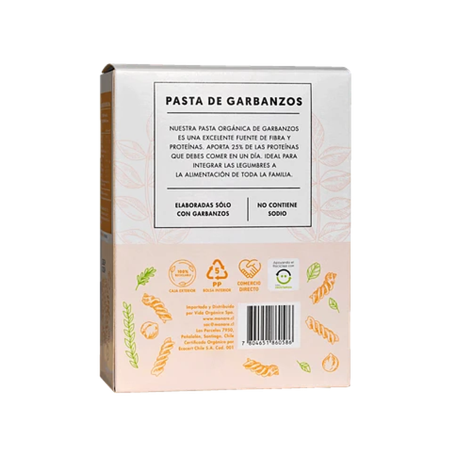 Espirales de Garbanzos 250g Manare 2