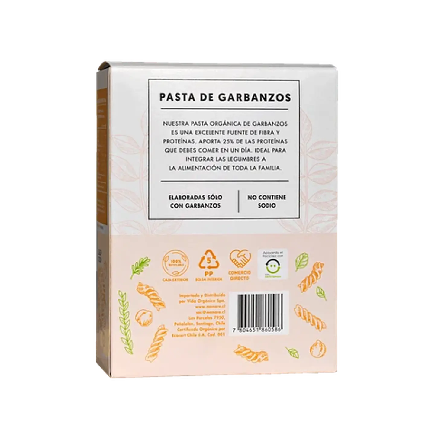 Espirales de Garbanzos 250g Manare 2