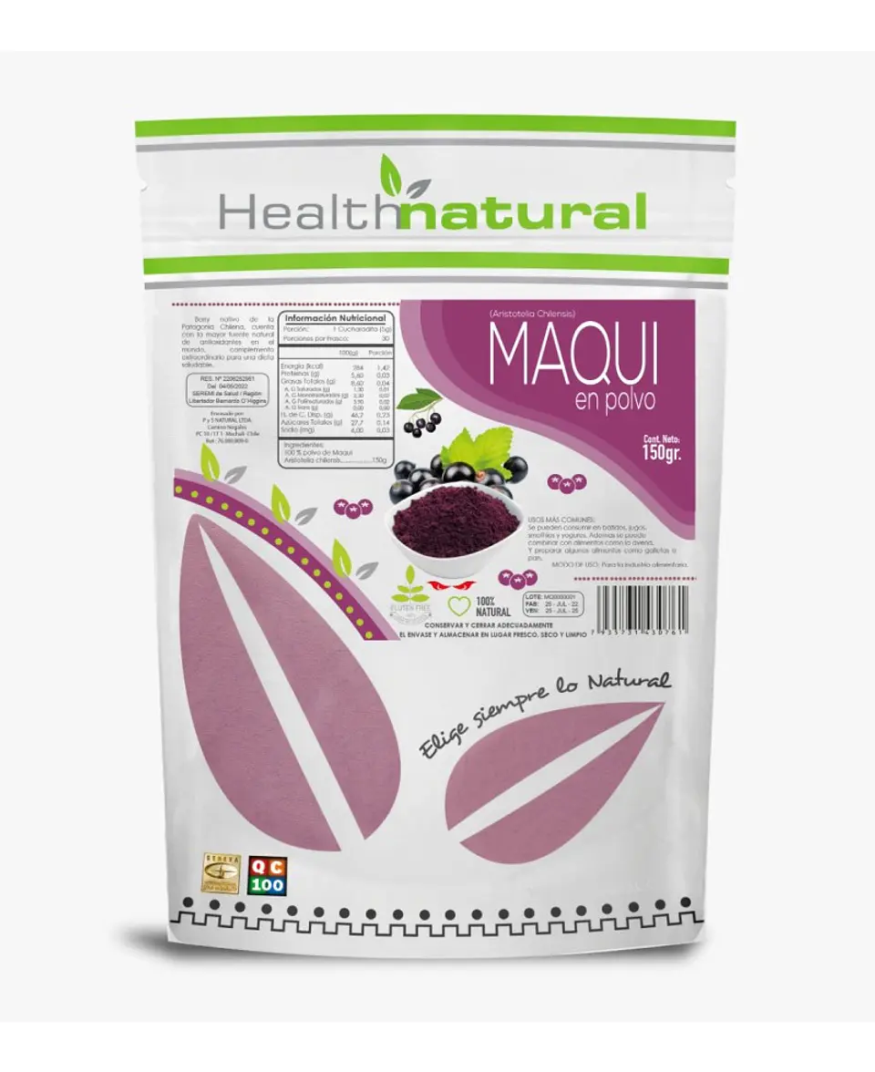  Maqui en Polvo 150grs Health natural  1
