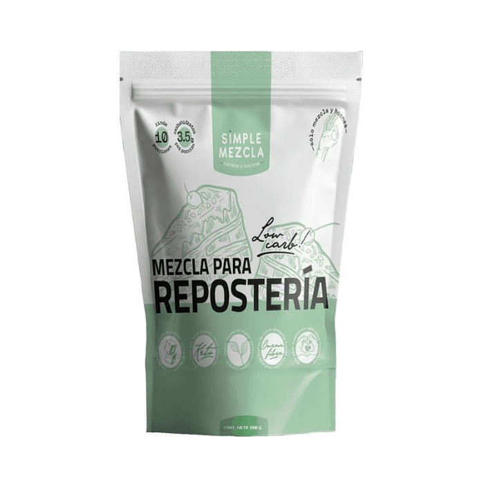 Mezcla para Repostería Low carb 290g Simple Mezcla  1