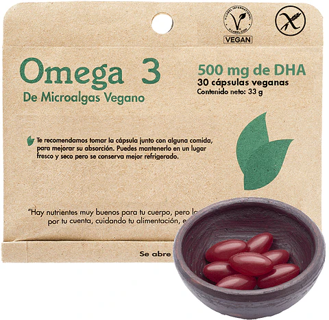 Omega 3 de microalgas 30 cápsulas  Dulzura Natural