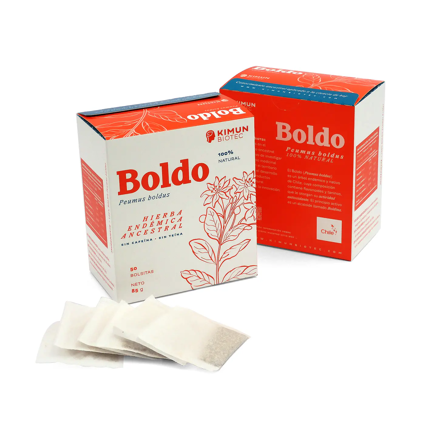 Kimun Biotec - Boldo infusion 50 bolsitas 85g 1