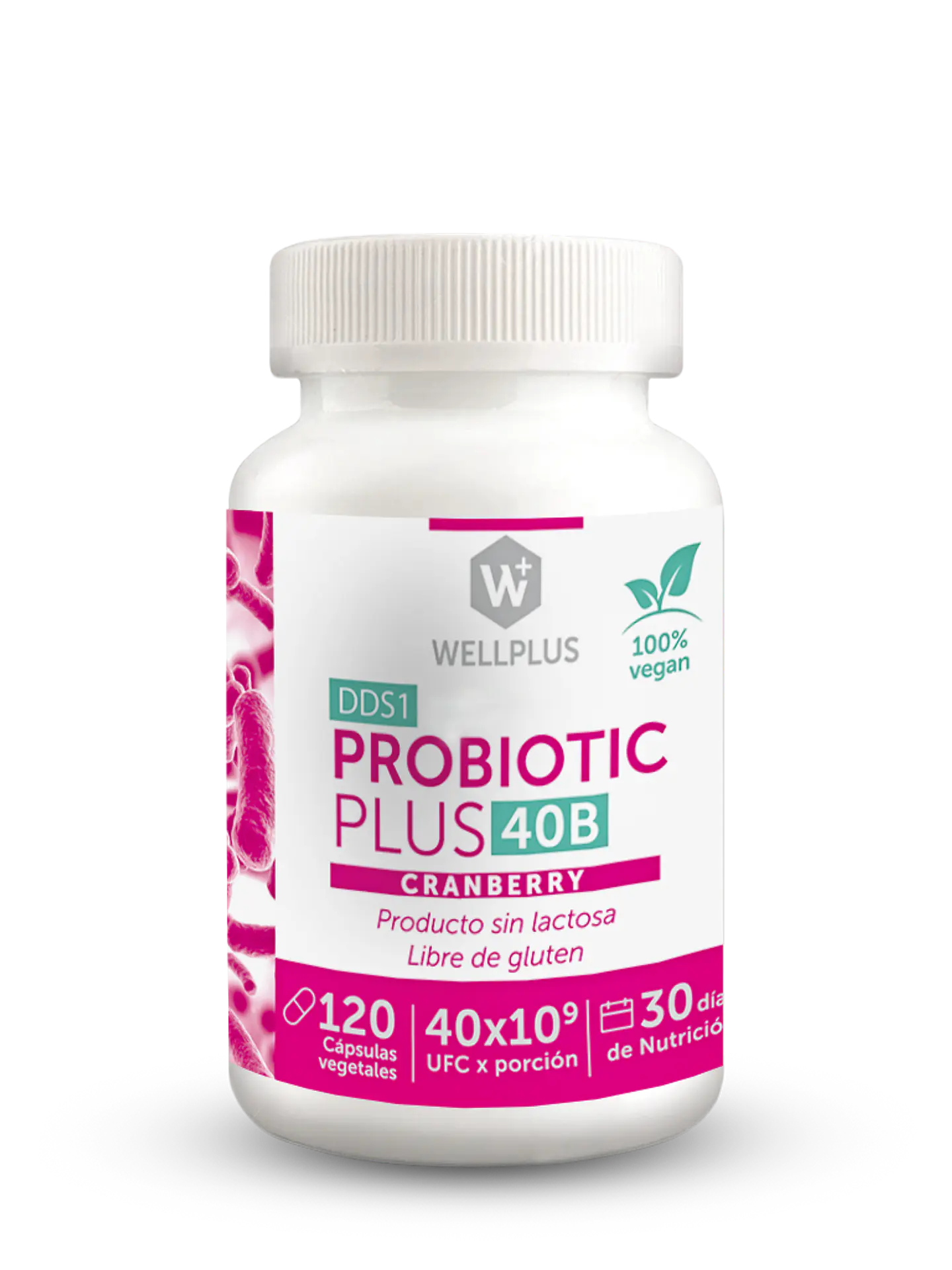 Wellplus - Probiotic plus 40b + Cranberry 120 1