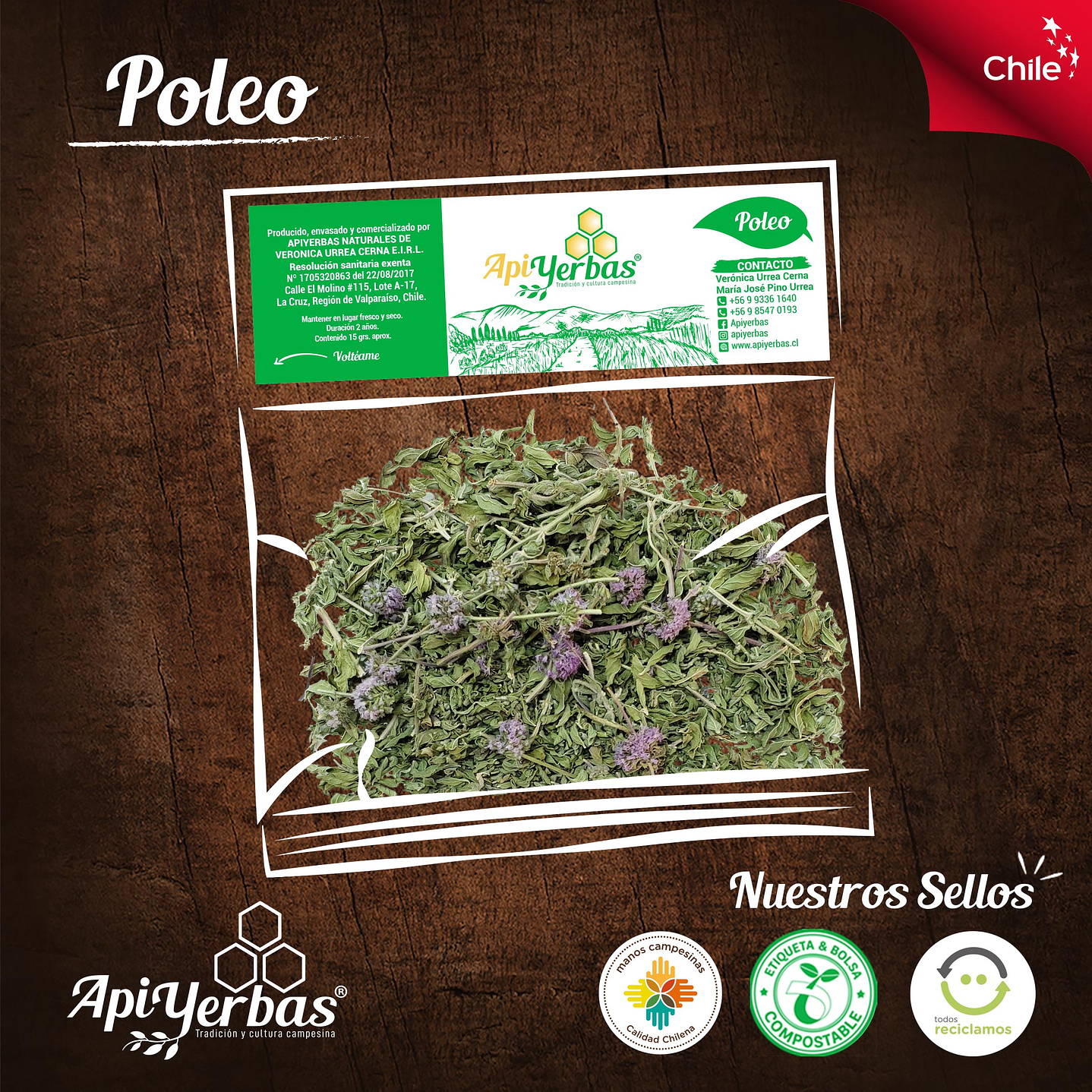 Apiyerbas - Poleo 15g 1