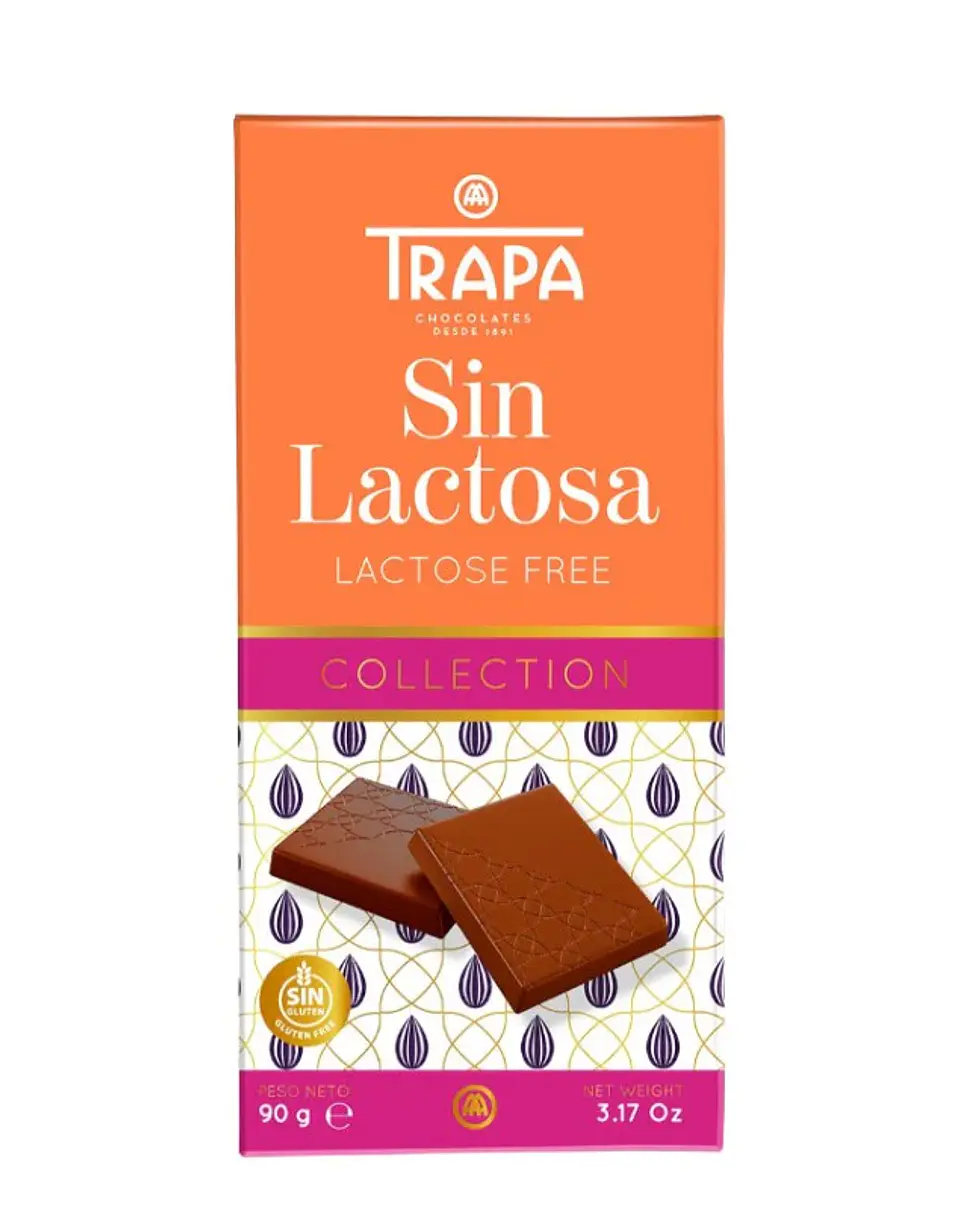 Trapa - Chocolate Sin lactosa 90g 1