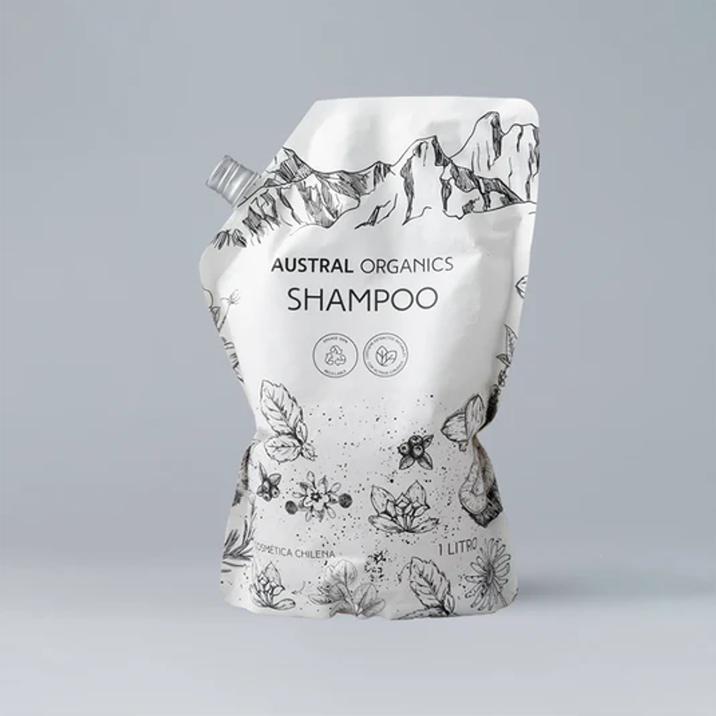Austral Organic - Shampoo recarga 1Litro 1