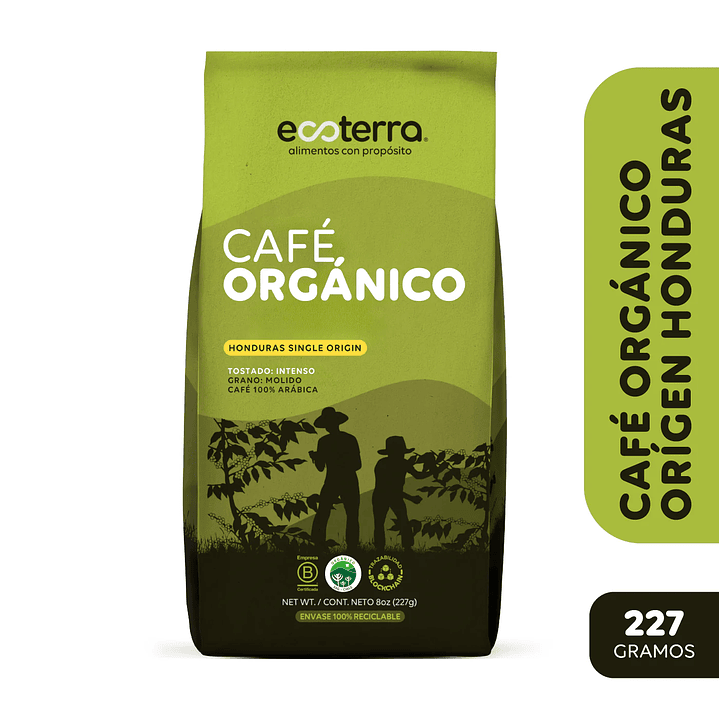 Ecoterra - Cafe molido Organico 227gr 1