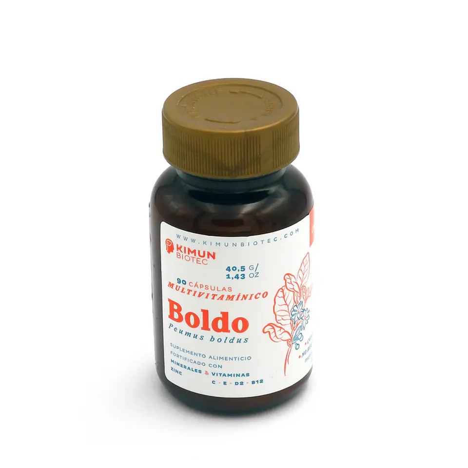 Kimun Biotec - Boldo fortificado 90cap  1