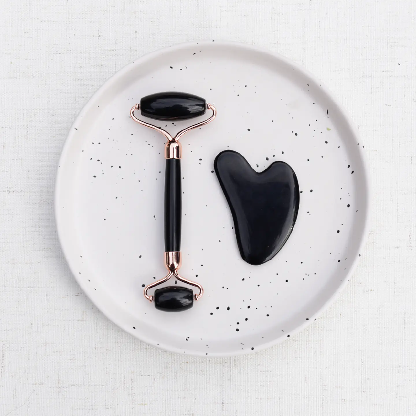 Austral Organics - Set Facial Roller + Guasha Obsidiana  1